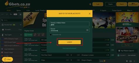 gbets log in.